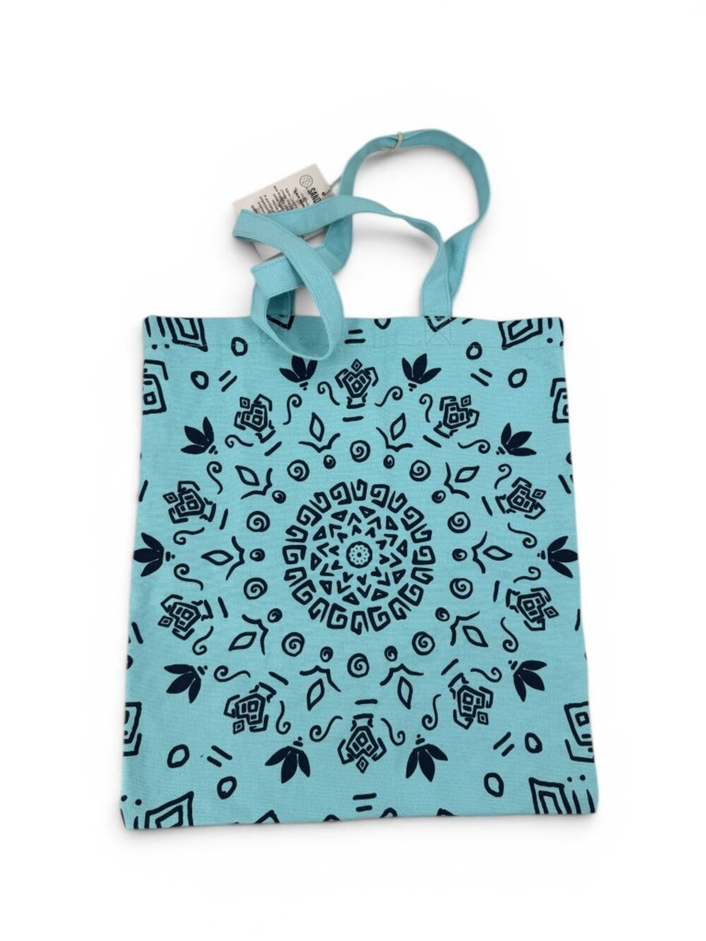 Sand Cloud Mandala Everyday Tote Seaglass Blue Organic Cotton BRAND NEW w/Tags